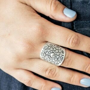 Silver Mandala Ring